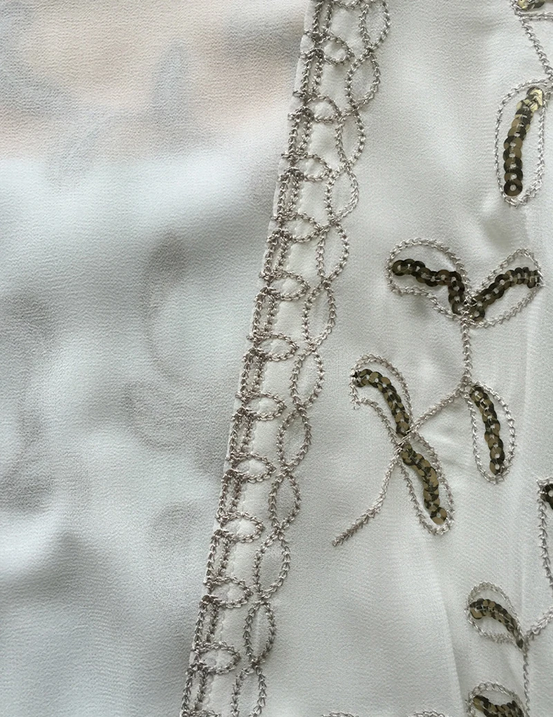 Кремовый кардиган, шифоновые блузки в богемном стиле, ручная работа, вышивка бисером и кисточками, Повседневная летняя блузка, женская брендовая одежда, блузы