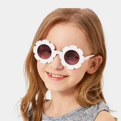 MYT_0124 детей цветок солнцезащитные очки Модная одежда для детей, Детская Мода подсолнечника очки для мальчиков и девочек очки детские