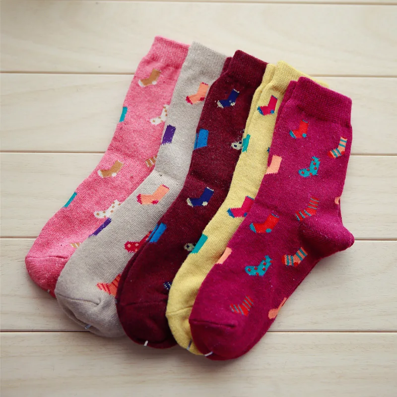 10Pairs/Lot Factory direct new rabbit wool socks Q version of small
