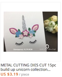 unicorn die cut