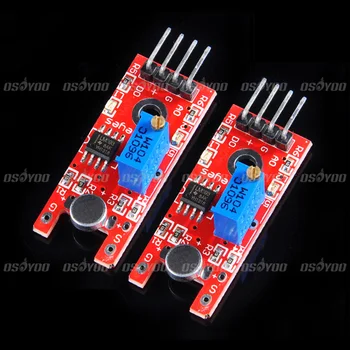 

Microphone Sound Sensor Analog Module For Arduino AVR PIC 2pcs/lot Free Shipping & Drop Shipping