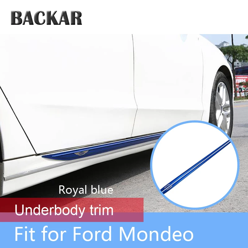 Наклейки BACKAR из нержавеющей стали для автомобильного стайлинга Ford Mondeo MK5 MKV 2017 2018