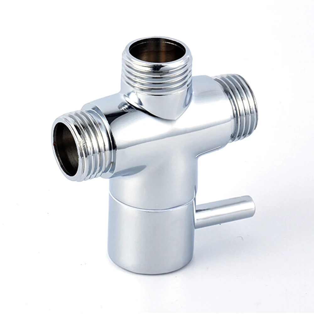 UsefulNew Brass 1/2" Bathroom Shower Faucet T Connector Ceramic