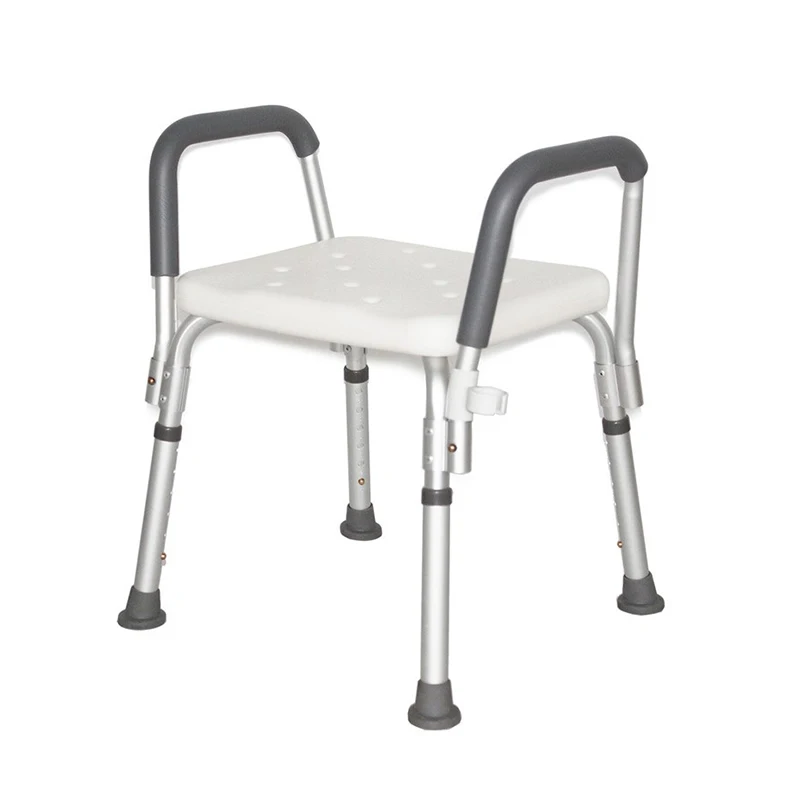 Высококачественный стул для ванной из алюминиевого сплава, пластиковый стул для ванной для пожилых и беременных женщин - Цвет: RWT877