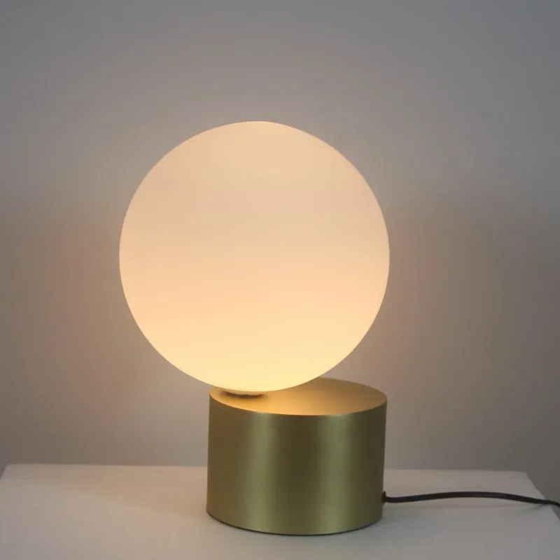 

Modern Glass Ball Table Lamp LED Desk Lamp Bubble Retro Table Light For Bar Store Bedroom Night Art Hotel Home lighting TA022