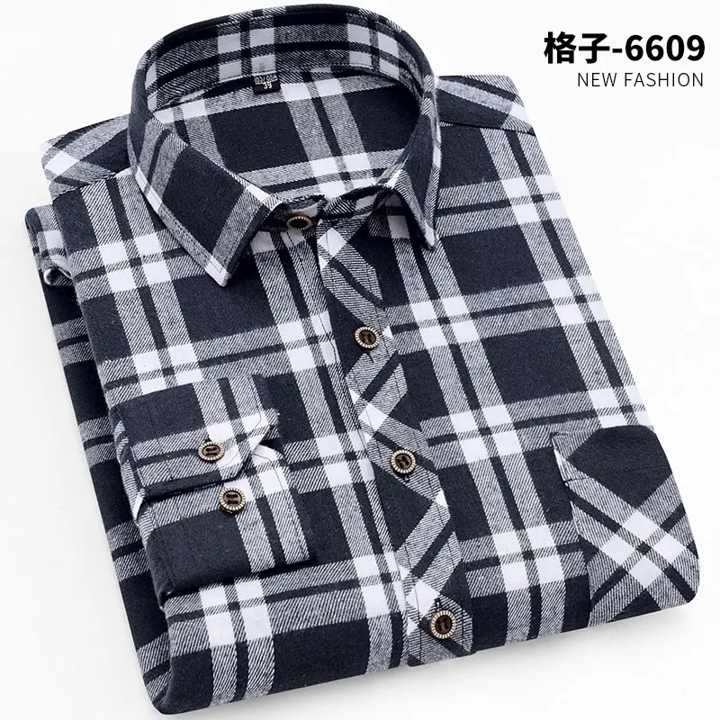 Lutratocro Boys Casual Long-Sleeve Button-Down Plaid Top Shirt