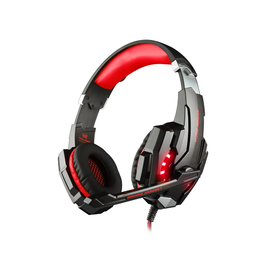 Best KOTION EACH G9000 Professional Game Headset Earphone Gaming Headphone LED PS4 for Phone Tablet PC Laptop Computer Gamer US Ship