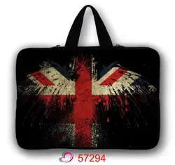Флаг Великобритании Laptop Sleeve Тетрадь планшетный чехол 10 10,1 10,6 11,6 12,1 13 13,3 14 15 15,4 15,6 17 "для samsung lenovo