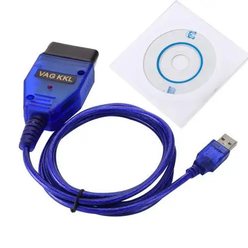 Автомобильный USB Vag Com кабель интерфейса KKL VAG COM 409 1 OBD2 II OBD диагностический сканер