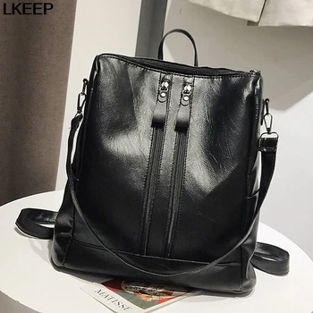 

Fashion Women Backpack Leather Backpacks For Teenage Girls Female School Shoulder Bag Feminina Rucksack Mochilas Mujer