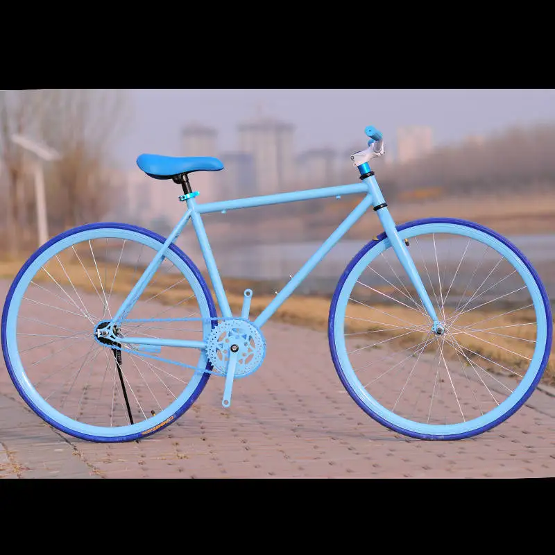 x-передний бренд fixie велосипед с фиксированной передачей Велосипед 50 см DIY односкоростной инвертор для езды на дороге велосипед трек fixie велосипед красочный велосипед - Цвет: T12