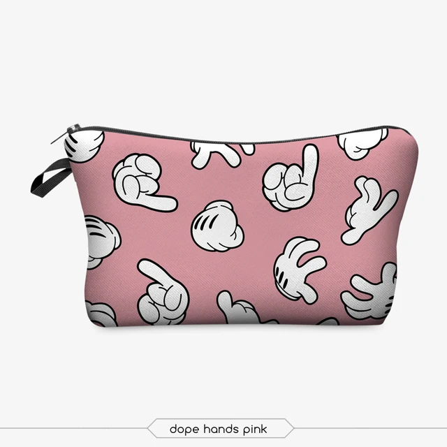 Jom Tokoy Printing Makeup Bags With Multicolor Pattern Cute Cosmetics Pouchs For Travel Ladies Pouch Women Cosmetic Bag -