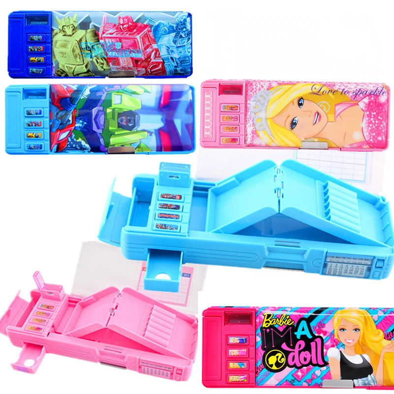 

Creative multi - function multi - layer stationery box girl student lovely pencil case