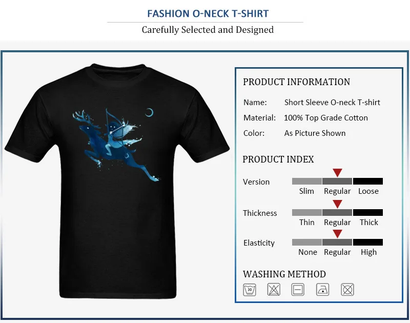 Funny Printing Autumn Elf Archer Short Sleeve T-Shirt 100% Cotton Round Collar Male Tops T Shirt Slim Fit Tee-Shirts Elf Archer