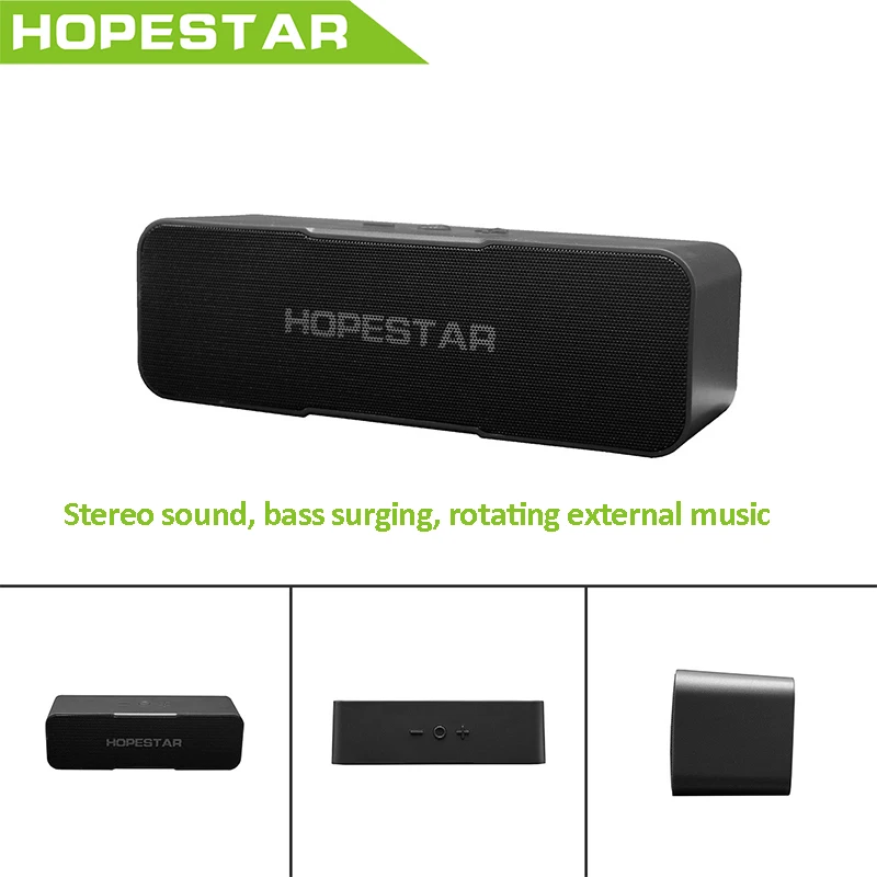 HOPESTAR H13 bluetooth динамик MP3 parlantes Bluetooth Звуковая система 3D стерео музыка Саундбар с микрофоном TF карта радио поддерживается