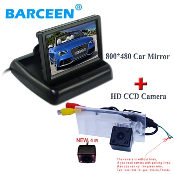 

For FIAT freemont 4.3" LCD car screen monitor and special car rear backup camera bring 170 angle lens 4 IR night vision set