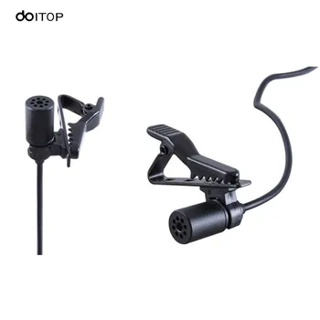 

DOITOP Lavalier Microphone Omnidirectional Condenser Mic for iPhone Android Phone for Canon Nikon DSLR Camcorder Audio Recorders