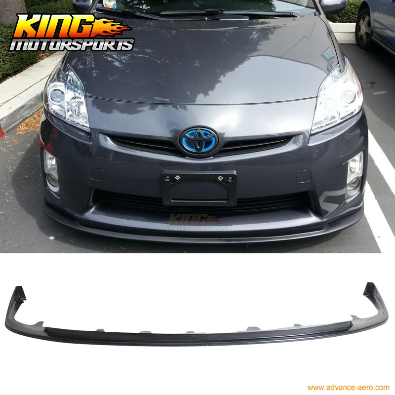 For 10 11 2010 2011 Toyota Prius JDM OE Style Front Bumper Lip Spoiler PU Urethanein Bumpers