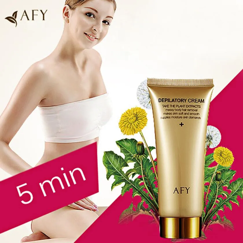 Лучшая Цена! 1 Трубка/60 г AFY Новый Женщины Мужчины Постоянное Удаление Волос Крем Для Ног Волосы Подмышки Депиляции Энн