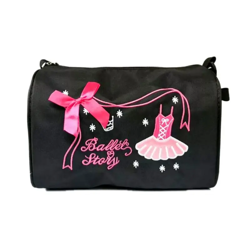 

Hot New Ballet Bag For Girls Toddler Cute Ribbon Embroidery Dance Bag For Ballet Kids Children Dance Backpack Dancing Bags