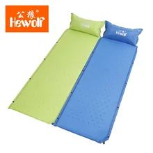 Hewolf Высокое качество влагостойкий удобный Одноместный 3 мм толстый походный Открытый коврик с подушками может быть соединен