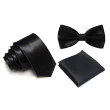 Мужские Простые Галстуки бабочка Карманный квадратный набор женская рубашка вечерние Свадебные Галстуки бабочка жаккардовый галстук бабочка платок