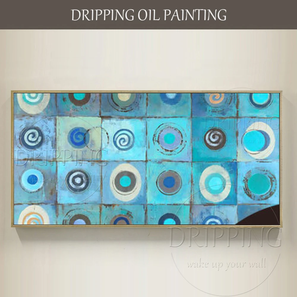 

Artist Hand-painted High Quality Contemporary Abstract Canvas Painting Large Canvas Abstract Blue Oil Painting for Wall Decor