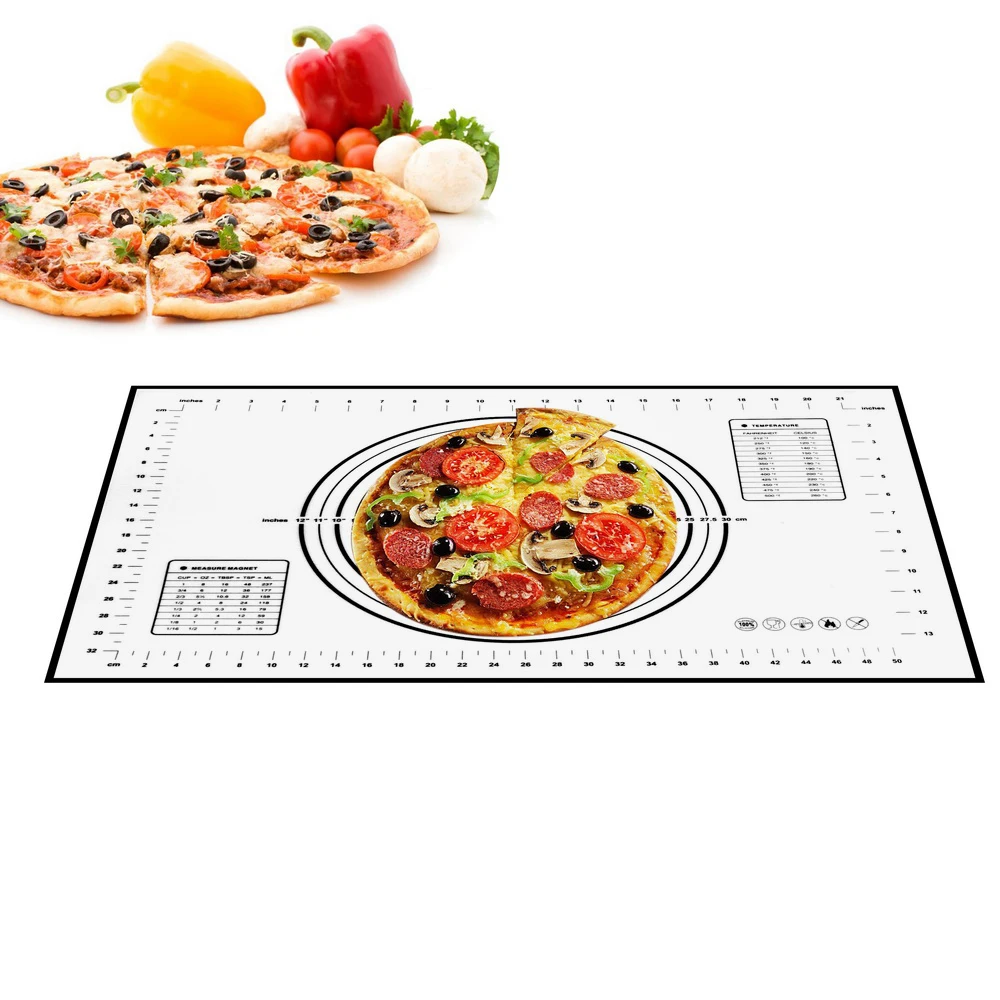 Антипригарные формы для выпечки коврик Кухонные гаджеты для раскатывания теста изготовление пиццы лапша печенье выпечка силикон