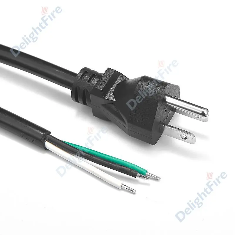 Светодиодный шнур питания 6ft 10ft 16AWG Замена US NEMA 5-15P кабель питания для электроники разъем посудомоечные машины циркулярная пила вентилятор