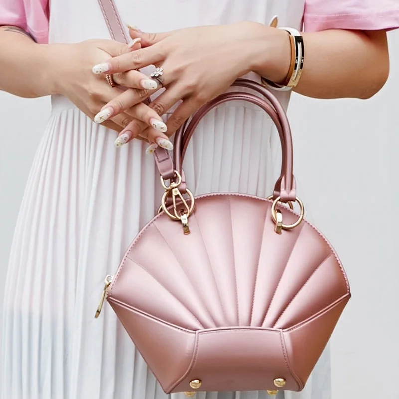 حقيبة يد فاخرة حقائب النساء مصمم حقائب كتف أزياء رسول Crossbody حقائب للنساء 2019 قذيفة حقيبة الأعلى مقبض