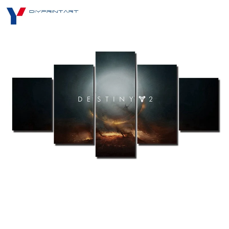 Buy Destiny 2 Game Poster 5 Pieces Wall Art Canvas