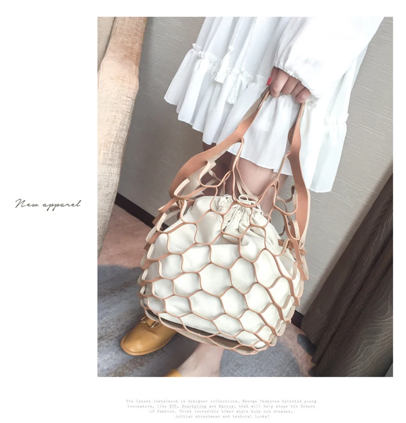 Hollow out women net bag (11)
