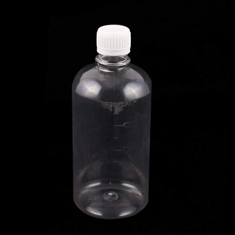 10 шт 500 мл прозрачный пластиковый лабораторный пломбировочный реагент бутылка для химического выпускного образца бутылка