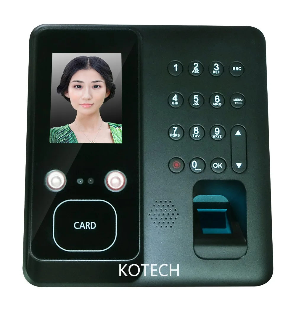 Free Shipping Fingerprint+Face recognition Time Attendance ...