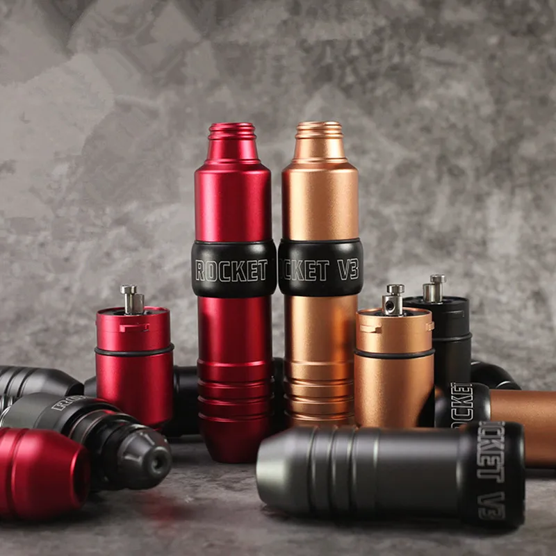 

New Rocket V3 Pen Rotary Permanent Makeup & Tattoo Machine Rotary Shader Liner 4 Colors Assorted Tattoo Machine