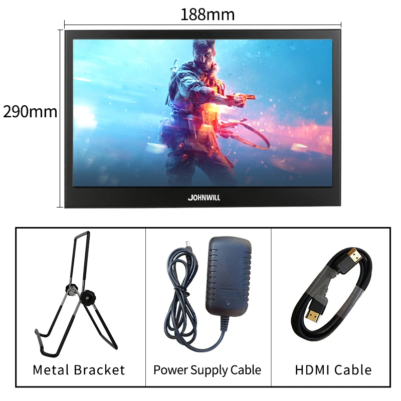 11,6 дюймовый портативный HD экран 1920X1080 с HDMI/VGA входом игровой монитор для ПК камеры безопасности Raspberry Pi Xbox360