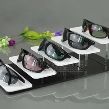 Профессиональная акриловая 5-Слои стойка-витрина для солнечных очков Стекло Дисплей стенд глаз Стекло es держатель, показыватель для партиями по 5 пар солнце Стекло es Дисплей