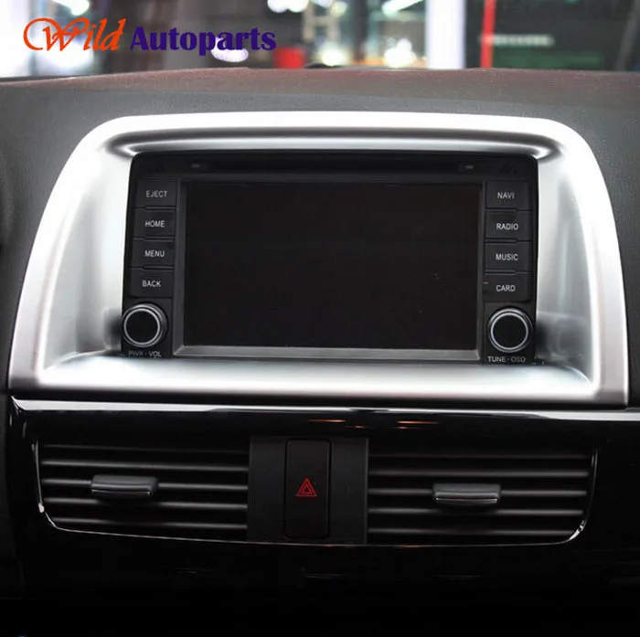 ABS Pearl Chrome Silver Interior Accessories Centr...