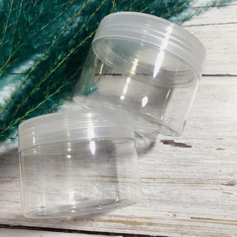 Caixa de Brinquedos Caixa de Armazenamento de Plástico Transparente para Fofo Macaco Feliz Lote 120 ml 280 Recipientes Slime Faça Você Mesmo Limpar Lodo 20 Pçs - 4 Cheap Argila de modelagem