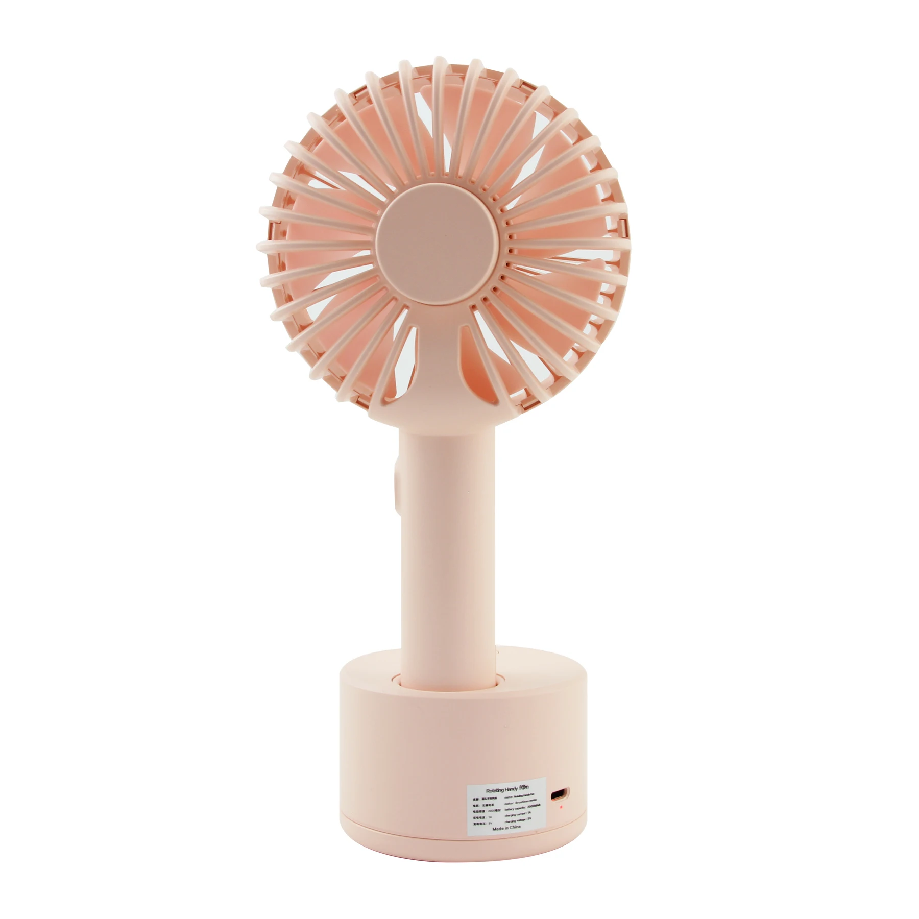 Mini USB Cooling Shaking Head Fan Rechagable Cooler Gadget Ventilador Electronic Fan Handheld 5 Speeds Portable Office Gadgets