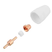 150 шт. воздушный плазменный режущий токопроводящий мундштук плазменный резак расходные материалы Аксессуар подходит для PT31 электрические режущие инструменты