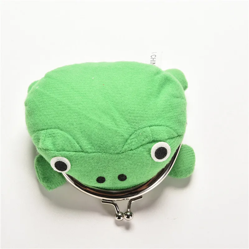 Frog Wallet 1PCS Anime Cartoon Wallet Coin Purse Manga Flannel Cute Purse Coin Holder frog purse