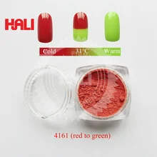 Термохромный пигмент, пигмент, чувствительный к температуре, термохромный порошок, цвет: красный на зеленый, активированная температура: 31 Цельсия