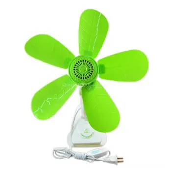 

5 Vanes Electric Mini Desk Clip Fan Student Dormitory Table Air Cooling Fan 220v PC Computer Safe Fan Safe ABS Material