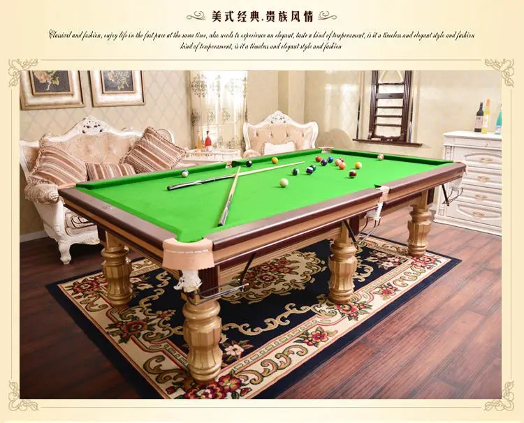 American standard black eight billiard tables table tennis table adult household billiard table billiard case