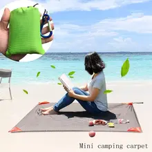 Мини-коврик для кемпинга, водонепроницаемый ковер, походный матрац, коврик для песка, анти-грязный, против насекомых коврик. Коврик для песка