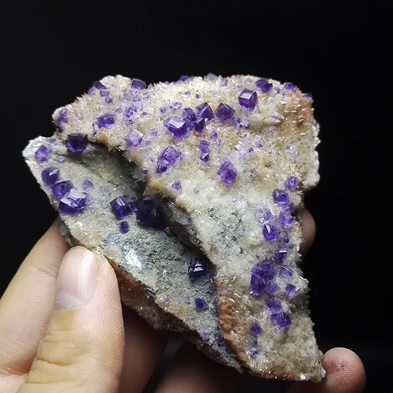 

115.8g NATURAL Stones and Minerals purple Fluorite quartz crystal RARE ORE UNIQUE SPECIMENS ZML5 40