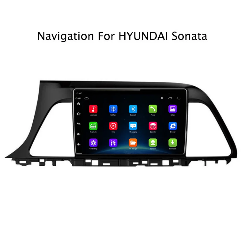 Best 9" 2G RAM 32G ROM car dvd player android For Hyundai Sonata 2016-2018 with sim card slot radio gps navigation stereo 2