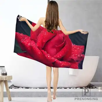 

Custom Small_Red_Rose. (1) Bathroom Washcloth Towels Face Towel/Bath Towel Shower Towels Size 33x74cm/72x143cm#18-12-16-02-59