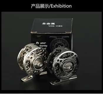 

Smooth Disc Drag System Precise CNC Machine Cut Coil Fly Fishing Reel 6CM 100G